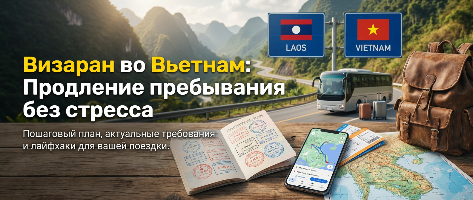 Визаран Нячанг — организованные визараны из Вьетнама в Лаос